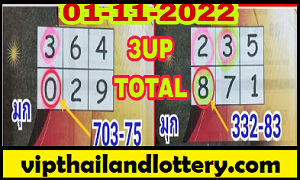 Thai Lottery 3up Free Cut Pair Tips For 1-11-2022 - thai lottery