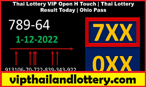 Thai Lottery Result Single Set Chart Tips 1-12-2022 - Thai Lottery