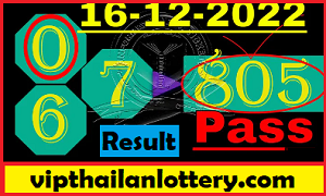 Thai Lottery Result today 16-12-2022 - Thai lottery 16th December 2022