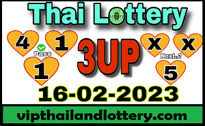 Thai Lottery Master Touch Guess Sure Paper 16th February 2023