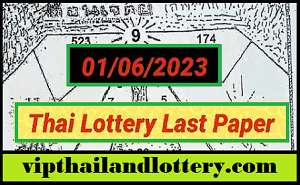 Thai Lottery Result Last Paper 01/06/2023 For Thailand Lottery