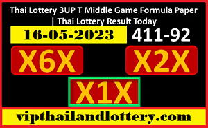 Thai Lottery T Middle Game Formula Paper 16-05-2023 Thai Lottery