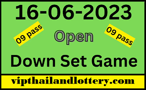 Thai Lottery Game Open Touch Sure Tips 16-06-2023 Down Set